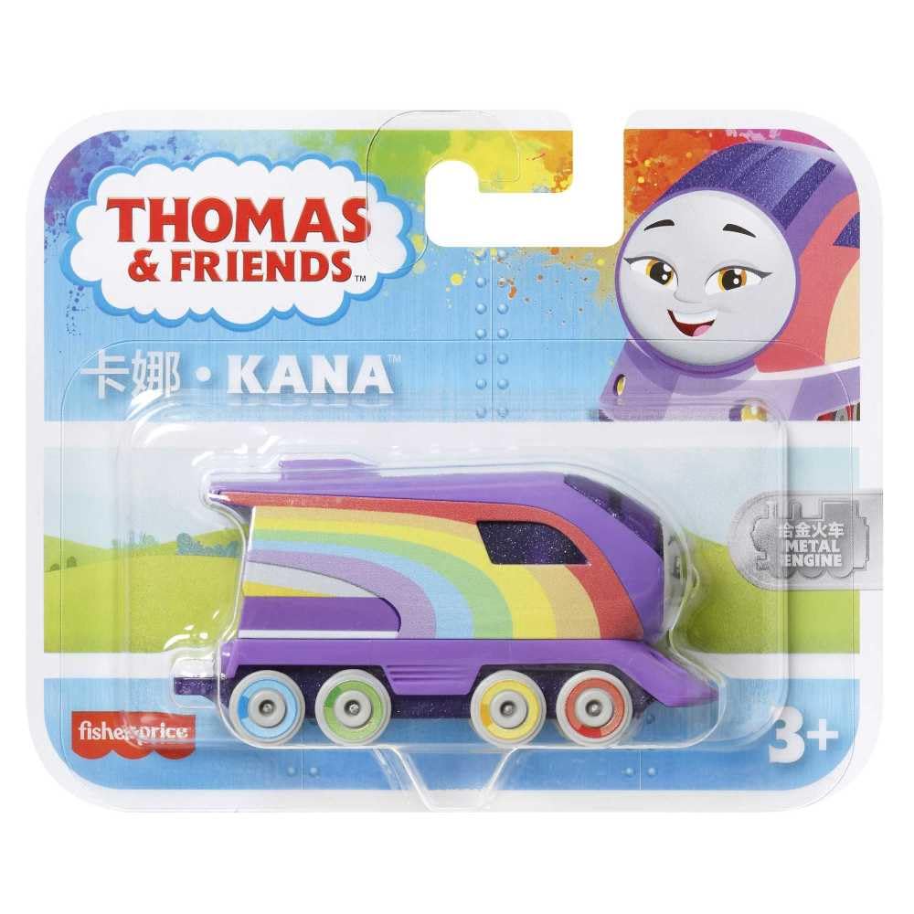 Fisher-Price Thomas & Friends Rainbow Kana train in use by a child during play