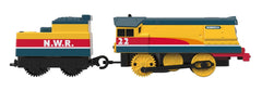 Fisher-Price TrackMaster Rebecca engine side view showing motorized design