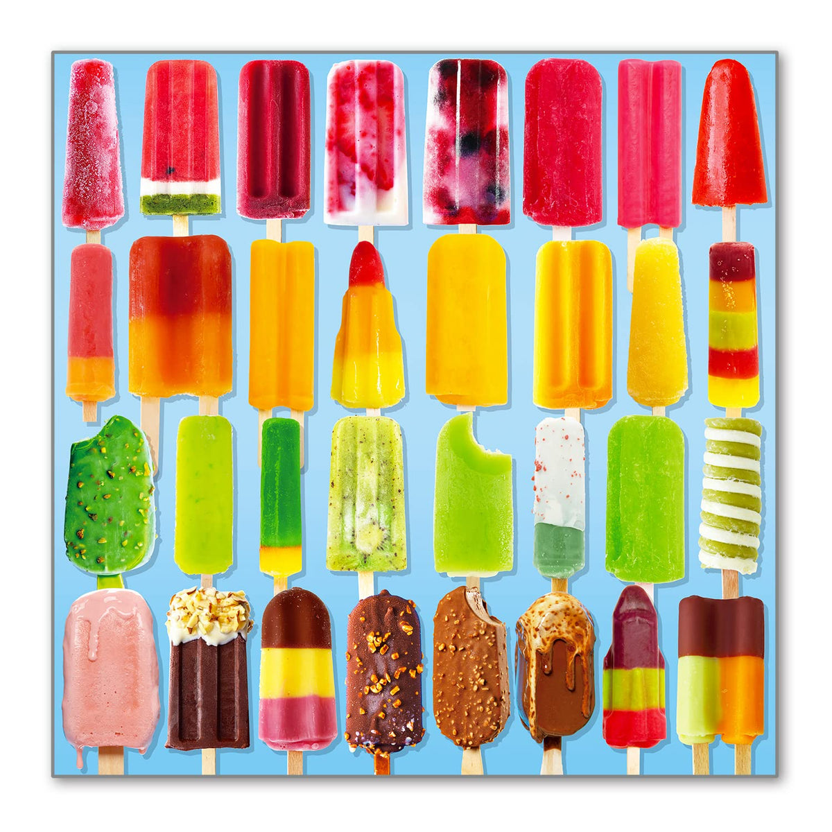 Fishwisdom popsicles puzzle for family time with colorful popsicles.
