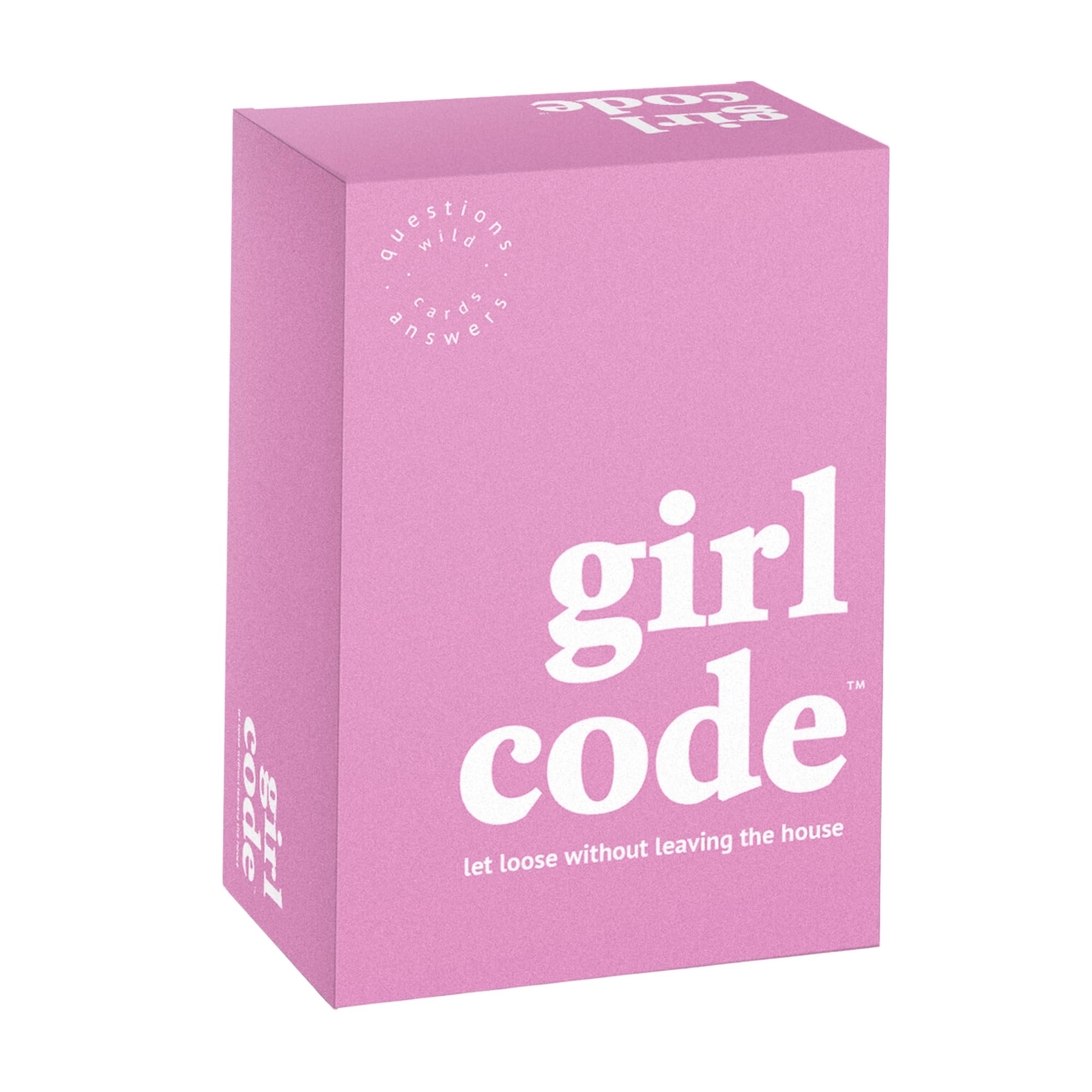 Fitz Girl Code card game deck on table for a lively girls night.