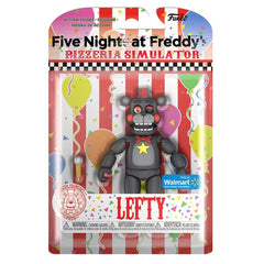 Five Nights at Freddy's Lefty figure close-up highlighting sculpted details for collectors.