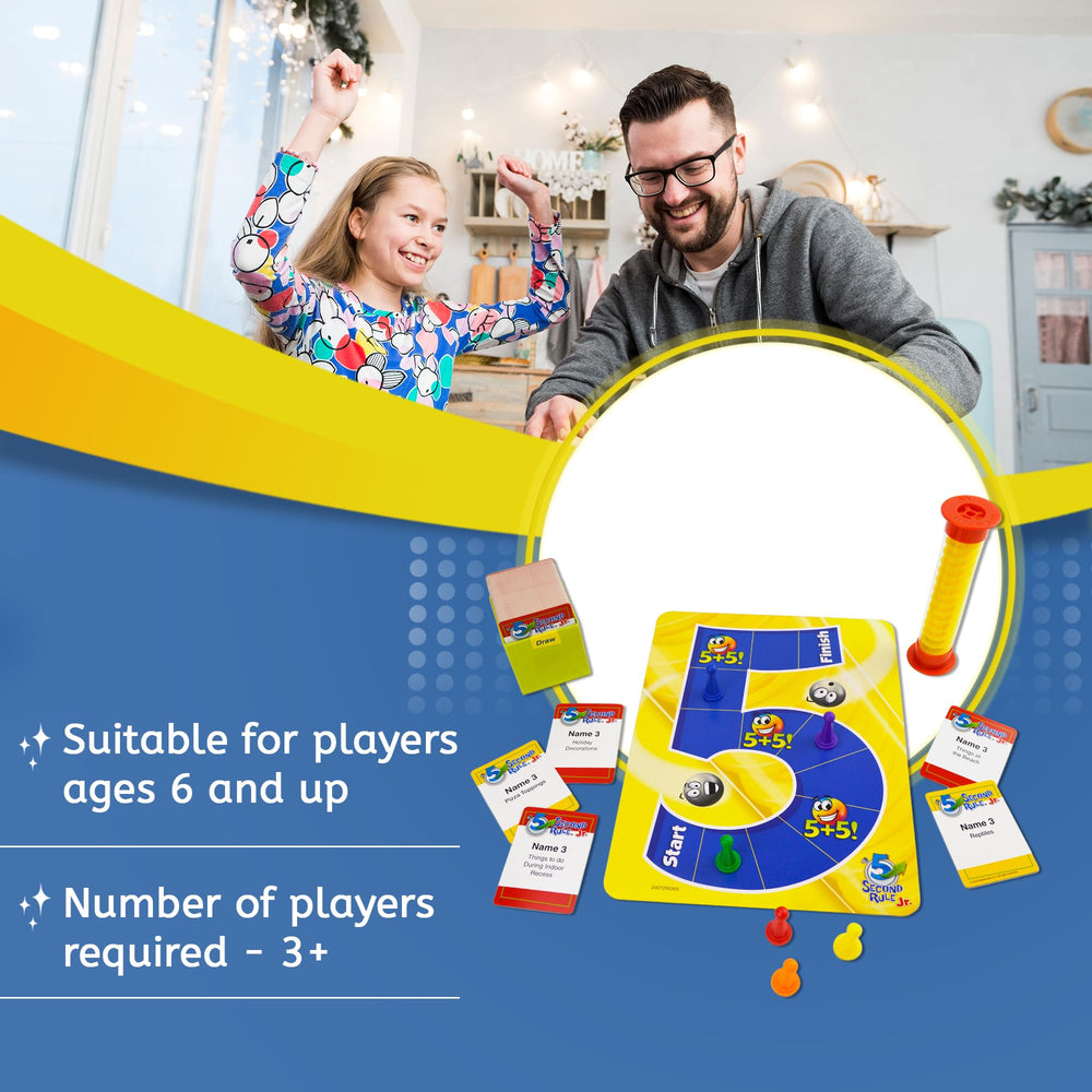Five Second Rule Jr. cereals prompt card adds playful challenges