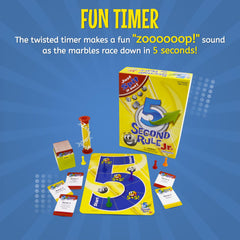 Five Second Rule Jr. family game night setup for group fun