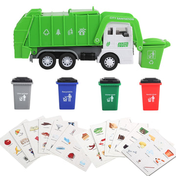 Children engage in garbage sorting play using the FIVEDAOGANG set