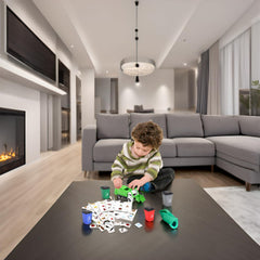 Kid-safe plastic construction with smooth edges for worry-free play