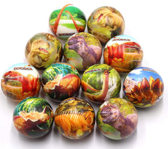 FIVOENDAR dinosaur face stress ball for portable stress relief and work focus.