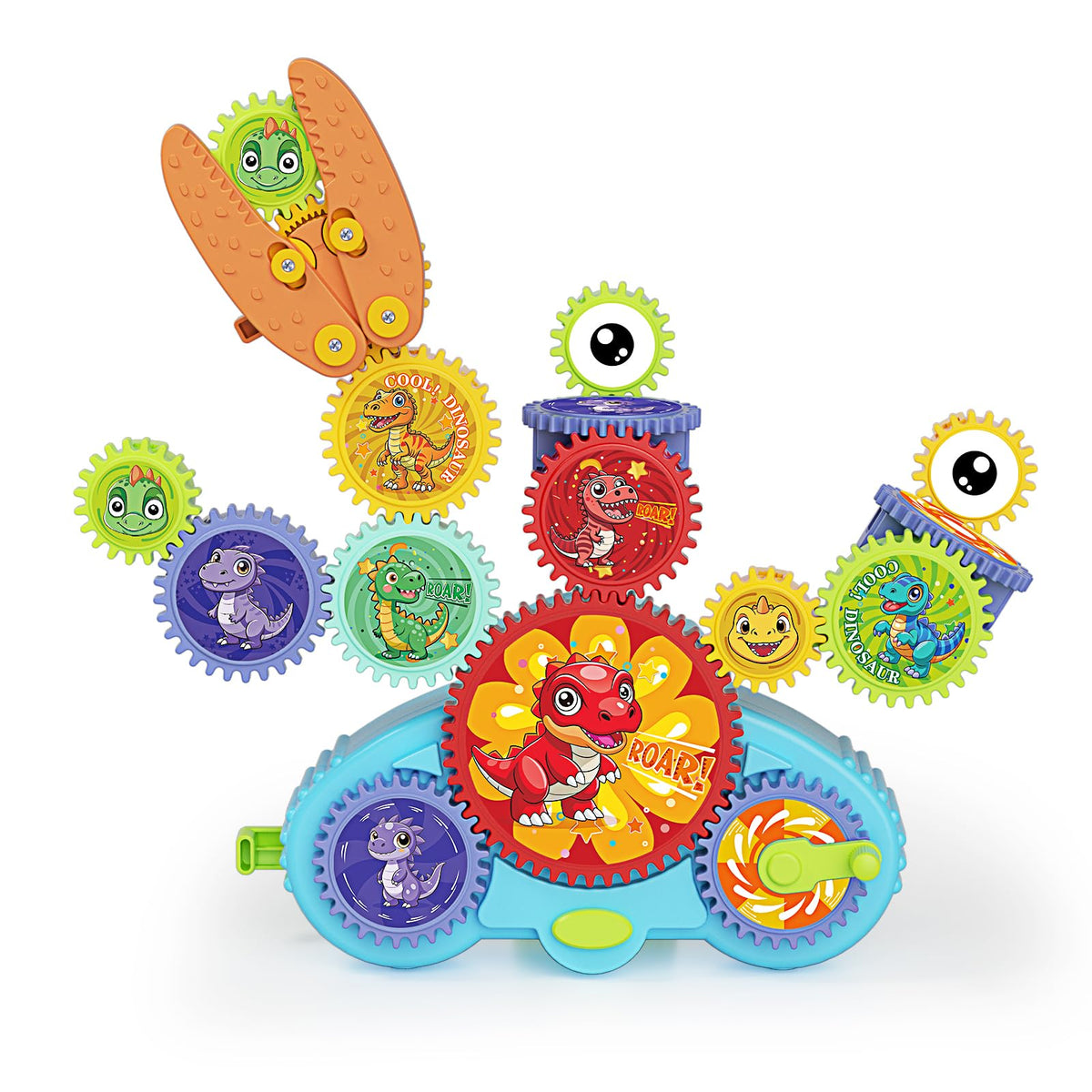 Fivoro STEM gears toy with dinosaur theme sparks imaginative play and early engineering ideas