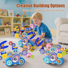 Fivoro STEM gears space capsule theme sparks imaginative play.