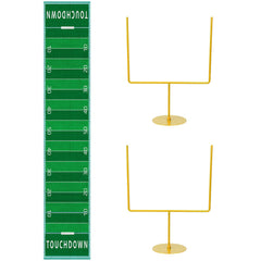 Fjoron metal football goal post decor adds a durable centerpiece to party tables.