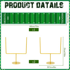 Fjoron metal football goal post decor with a sleek metal finish for standout decor.