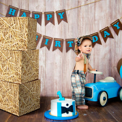 Fjoron hay bale boxes offer versatile table decor for gifts or treats.