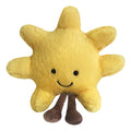 FJQZHA Moon Sun Plush Toy front view for kids' cozy playtime and cuddling