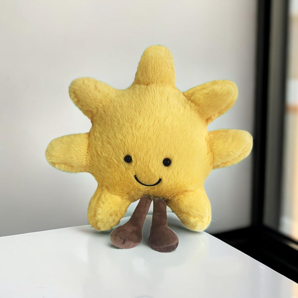 FJQZHA Moon Sun Plush Toy gift-ready for birthdays or holidays