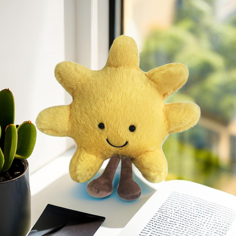 FJQZHA Moon Sun Plush Toy soft plush material easy to hug and clean