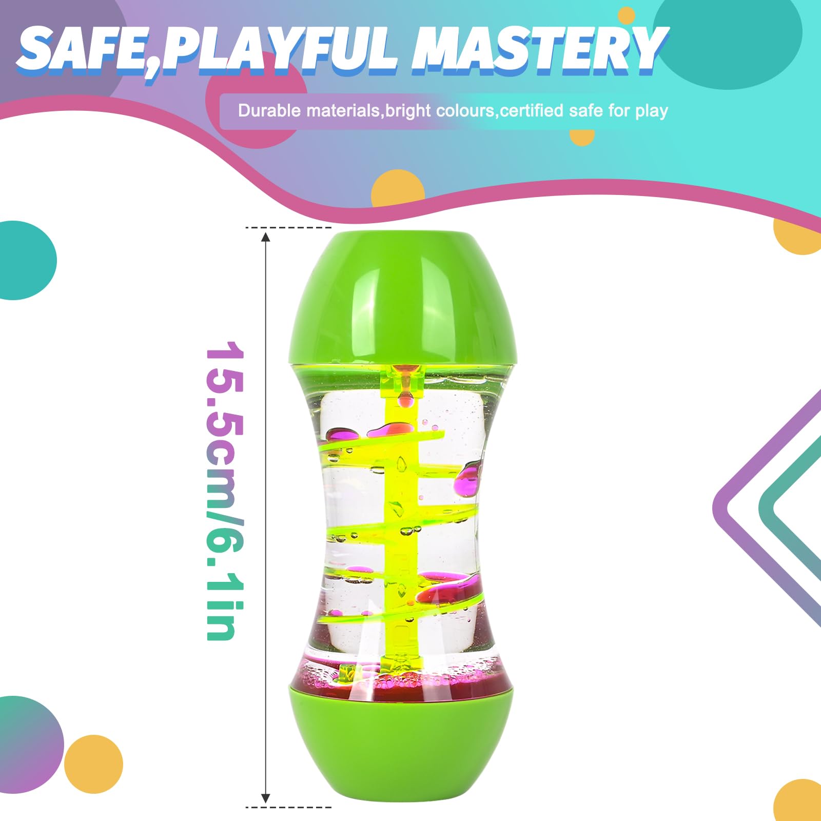 Vivid bubbles cascade in the FKYTION bubbler timer for quick breaks