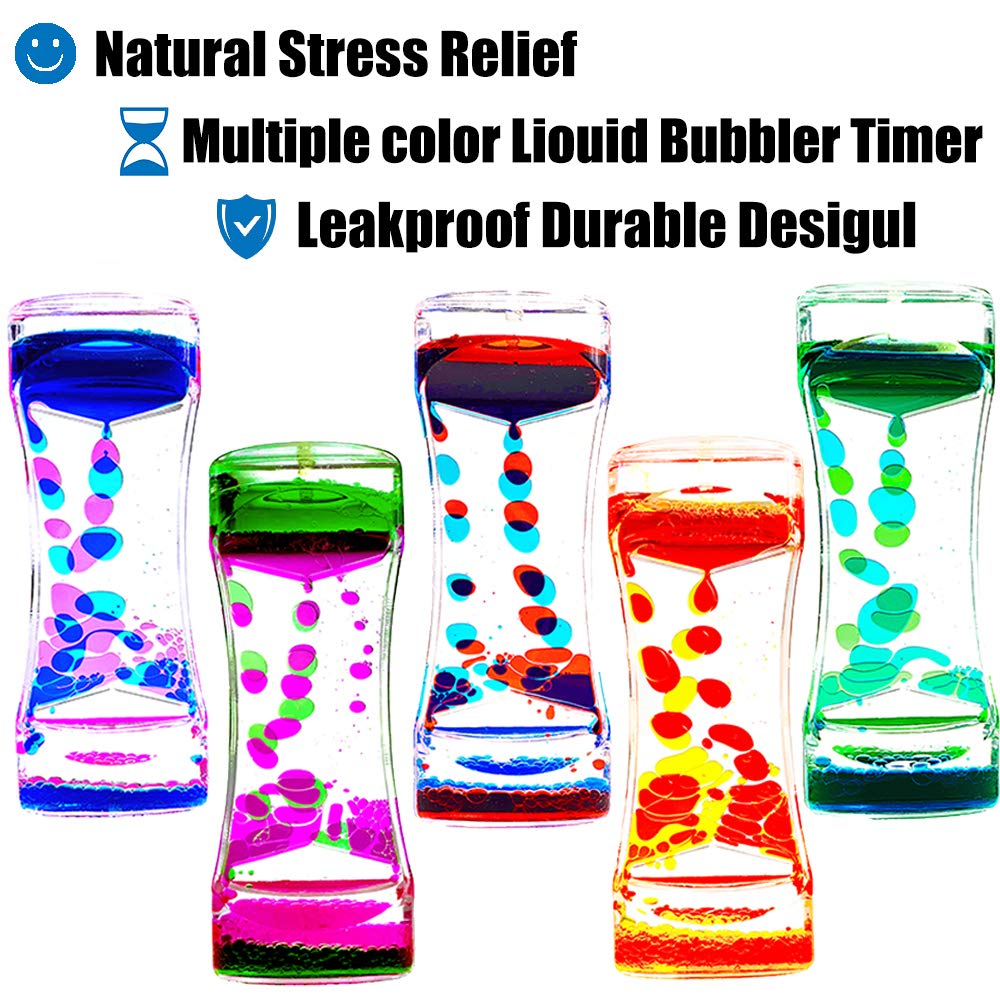 FKYTION Hourglass Liquid Bubbler shows slow droplets for relaxing moments.