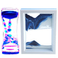 FKYTION liquid motion bubbler timer 2-pack front view with colorful droplets for focus