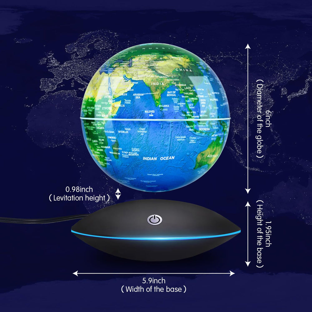 Flagest globe gradient night light provides mood lighting for any room.