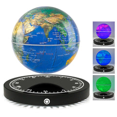 Flagest floating globe levitation adds a captivating desk centerpiece for curiosity.
