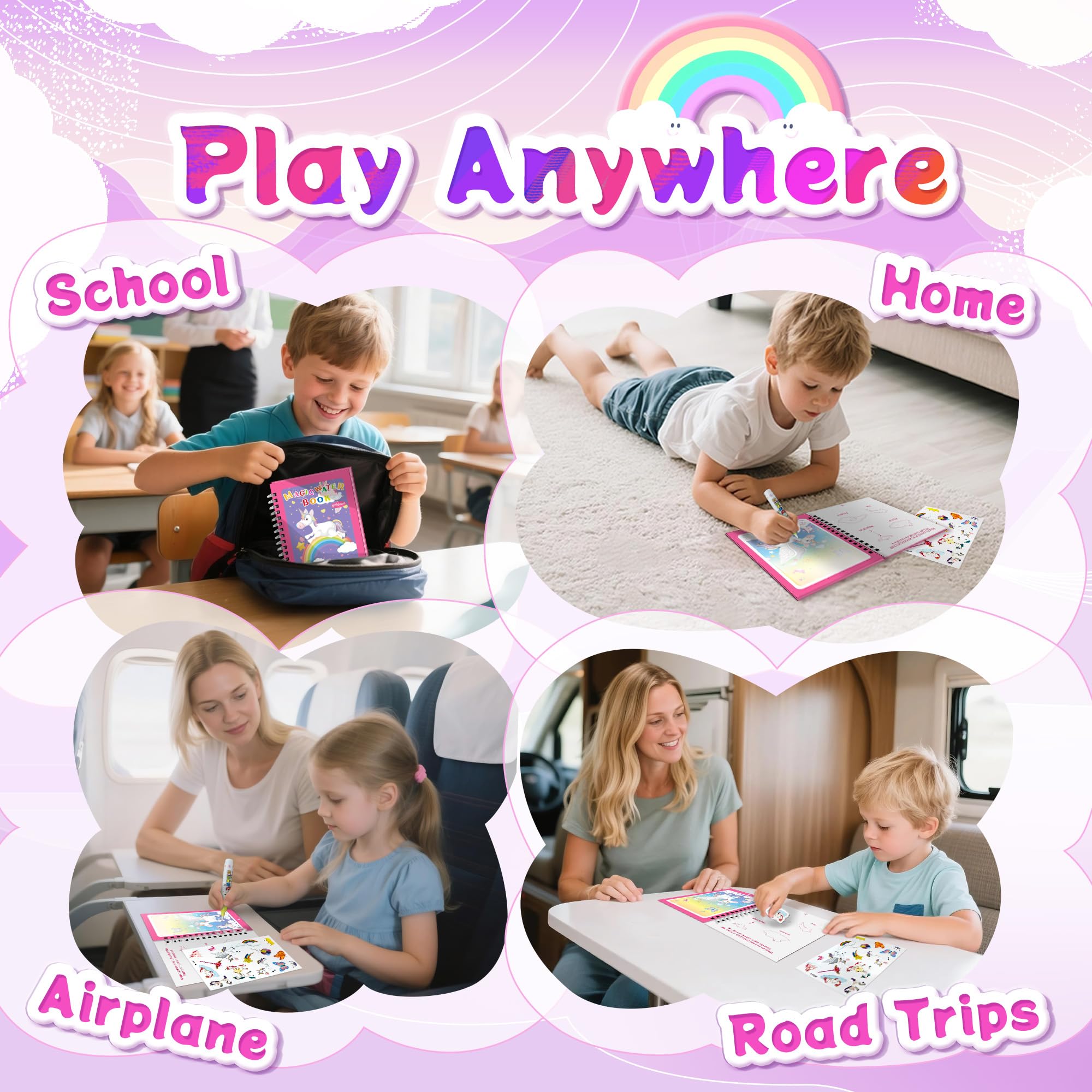 Flamax travel-friendly toddler activity keeps kids engaged during car rides