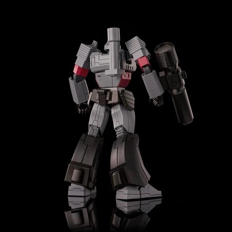 Megatron Furai model kit displayed ready for shelf or case.
