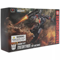 Flame Toys Megatron Furai model kit front view with poseable joints.