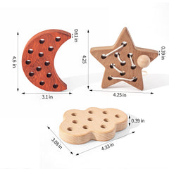 FlameFlash travel-friendly threading toy shown for on-the-go quiet play.