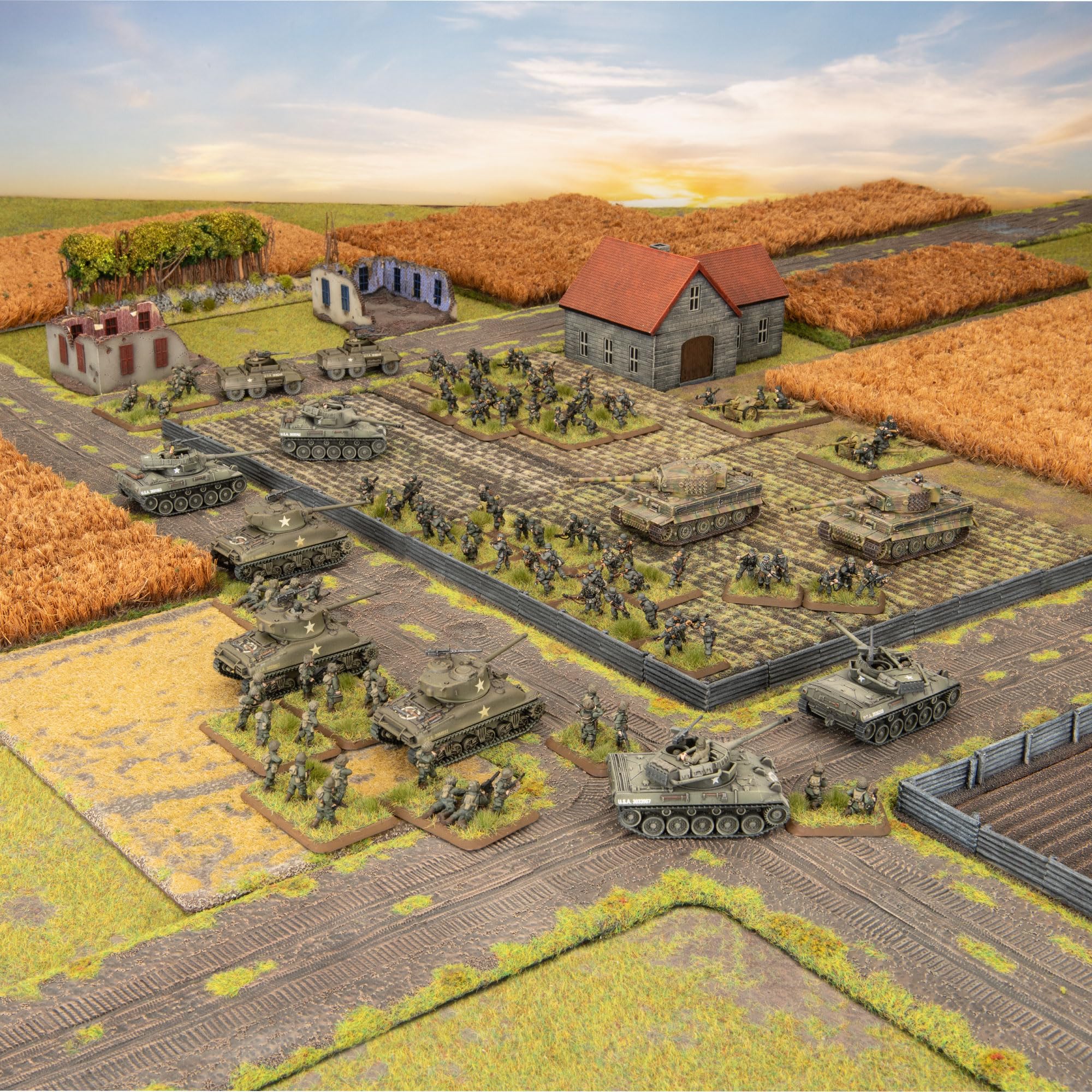 Flames of War Fortress Europe starter Germans miniatures ready for assembly and painting