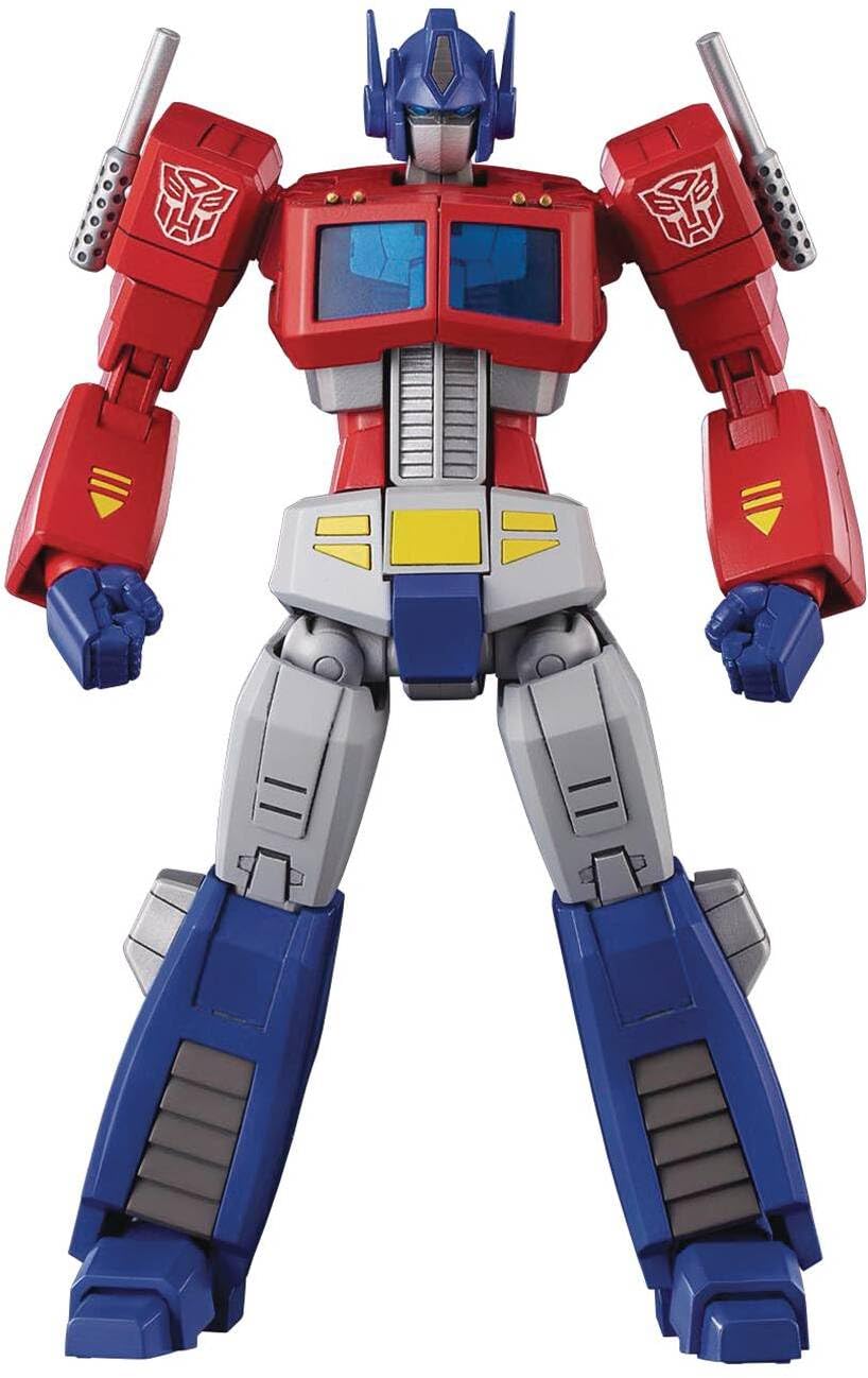 Flame Toys Optimus Prime G1 Ver Furai articulation for dynamic posing.