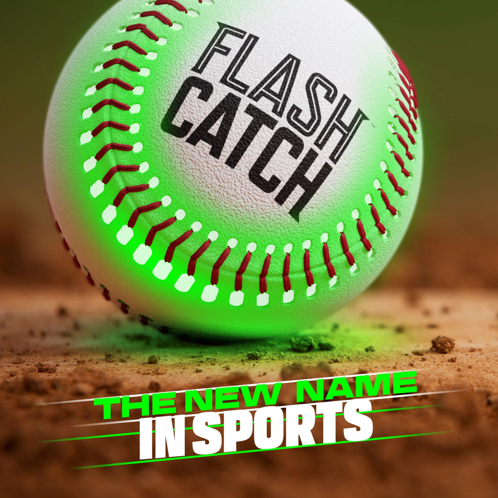 FlashCatch durable weather-resistant baseball ready for outdoor use