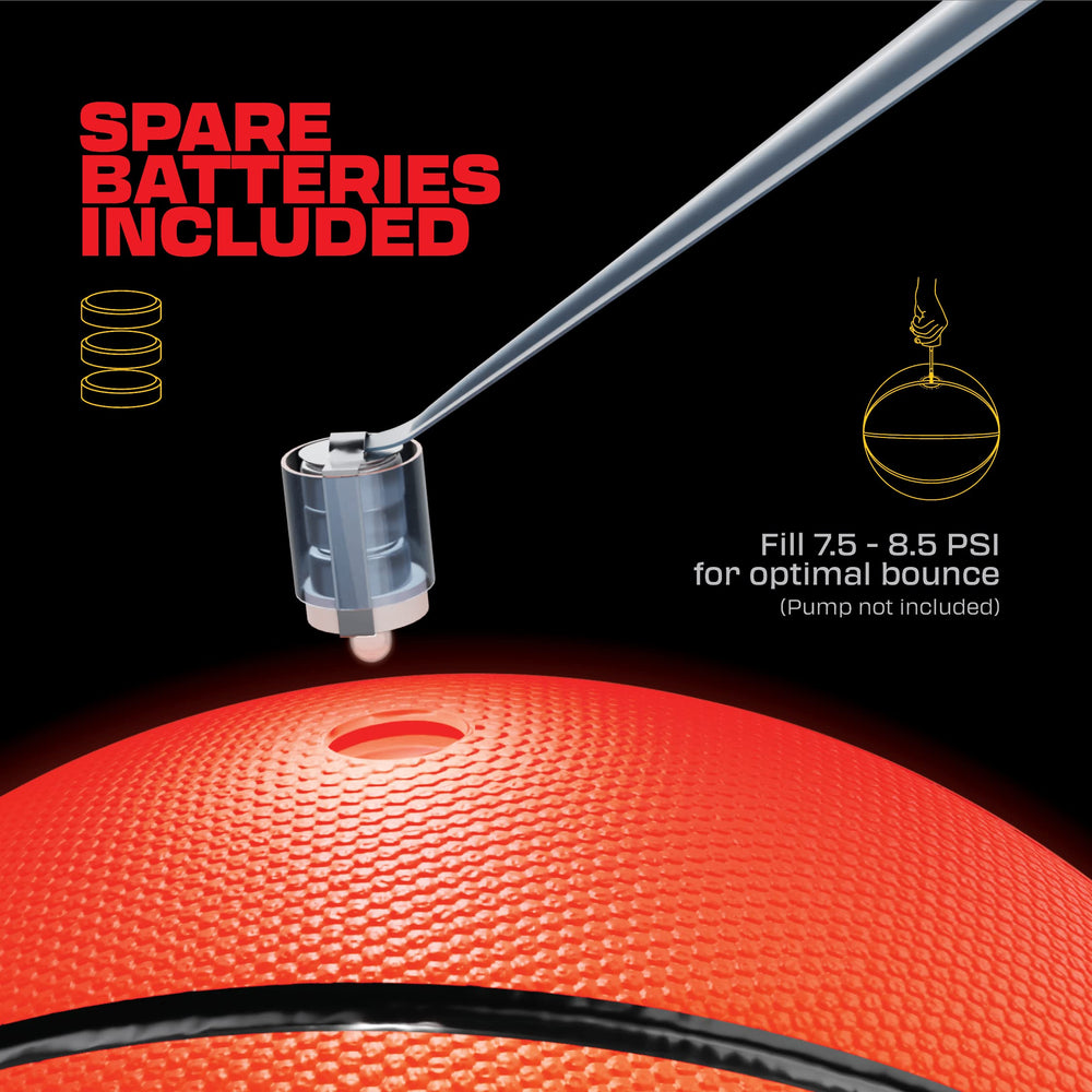 FlashCatch official size 7 basketball with professional grip for precise handling