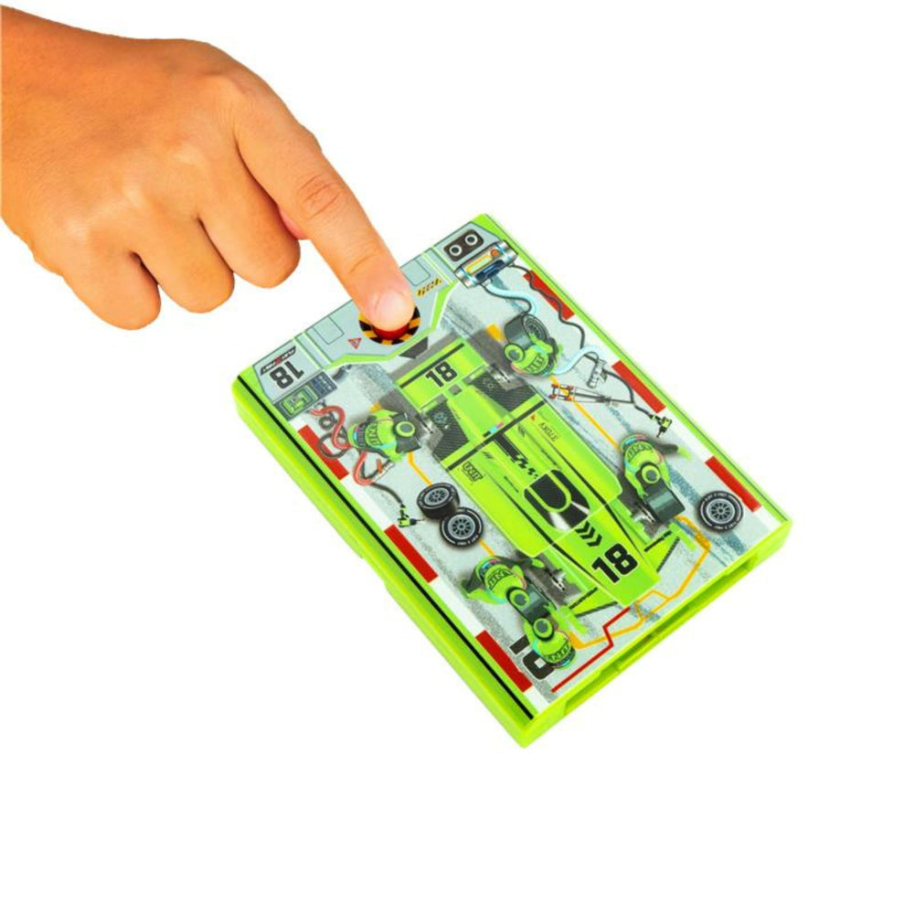 FLAT 2 FAST Racing Red speed card racer, bold color for energetic play sessions.