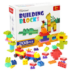 FlatGoat 208-piece set in gift box, ideal for gifting and creative play