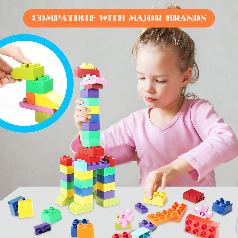 FlatGoat kids building session, promoting fine motor skills and cooperative play