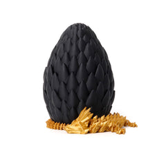 Flavery dragon egg 3D-printed display piece for creativity and intrigue.