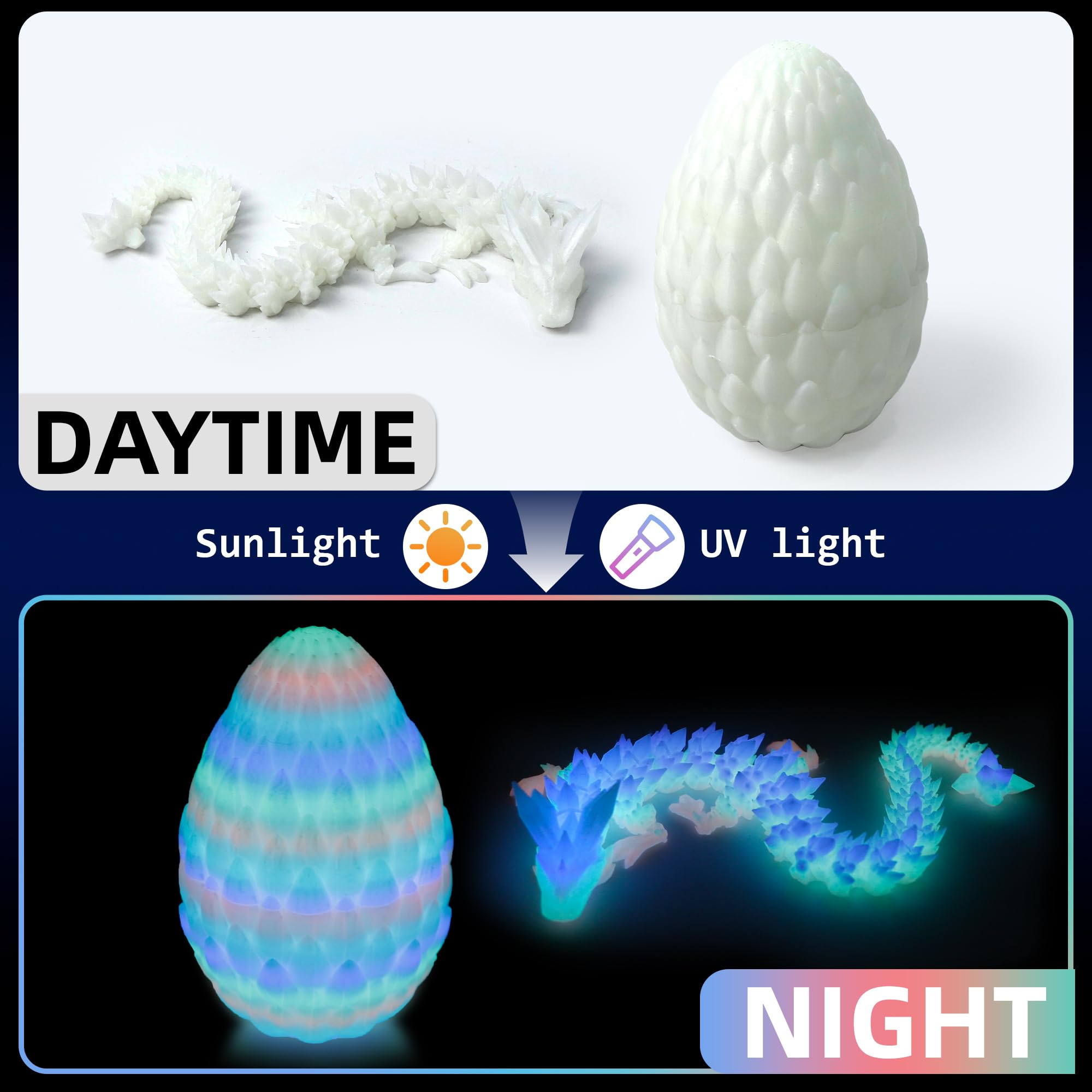 Flavery dragon egg poseable desk pet adds a flexible companion to workspaces.