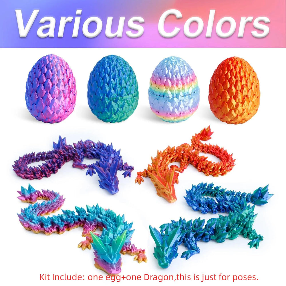 Flavery gemstone egg on shelf adds whimsy as a decorative focal point.