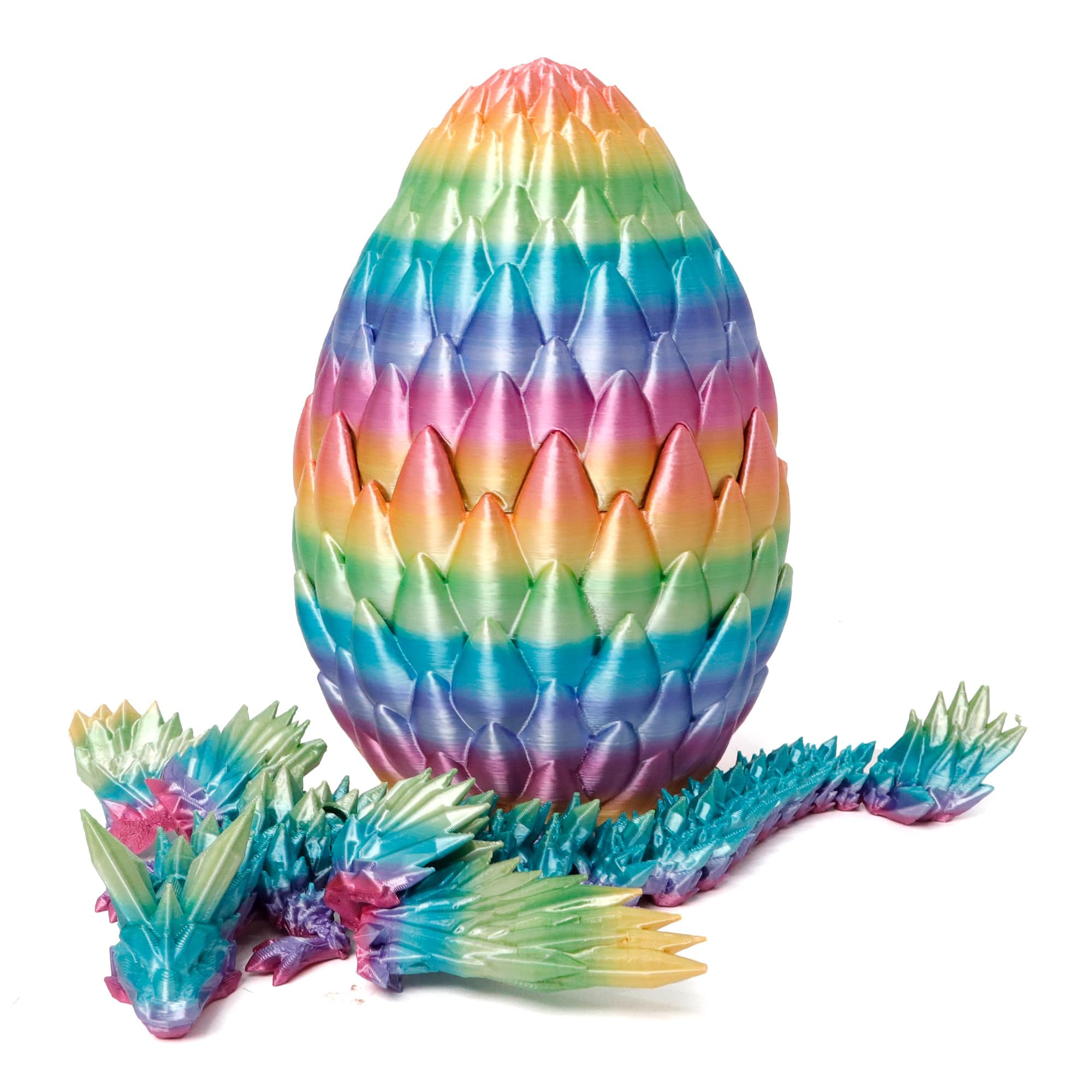 Flavery poseable dragon desk pet with flexible wings and tail for creative posing.