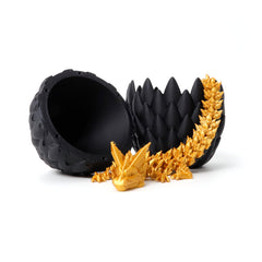 Flavery twelve-inch gold dragon for elegant desk decor and conversation.