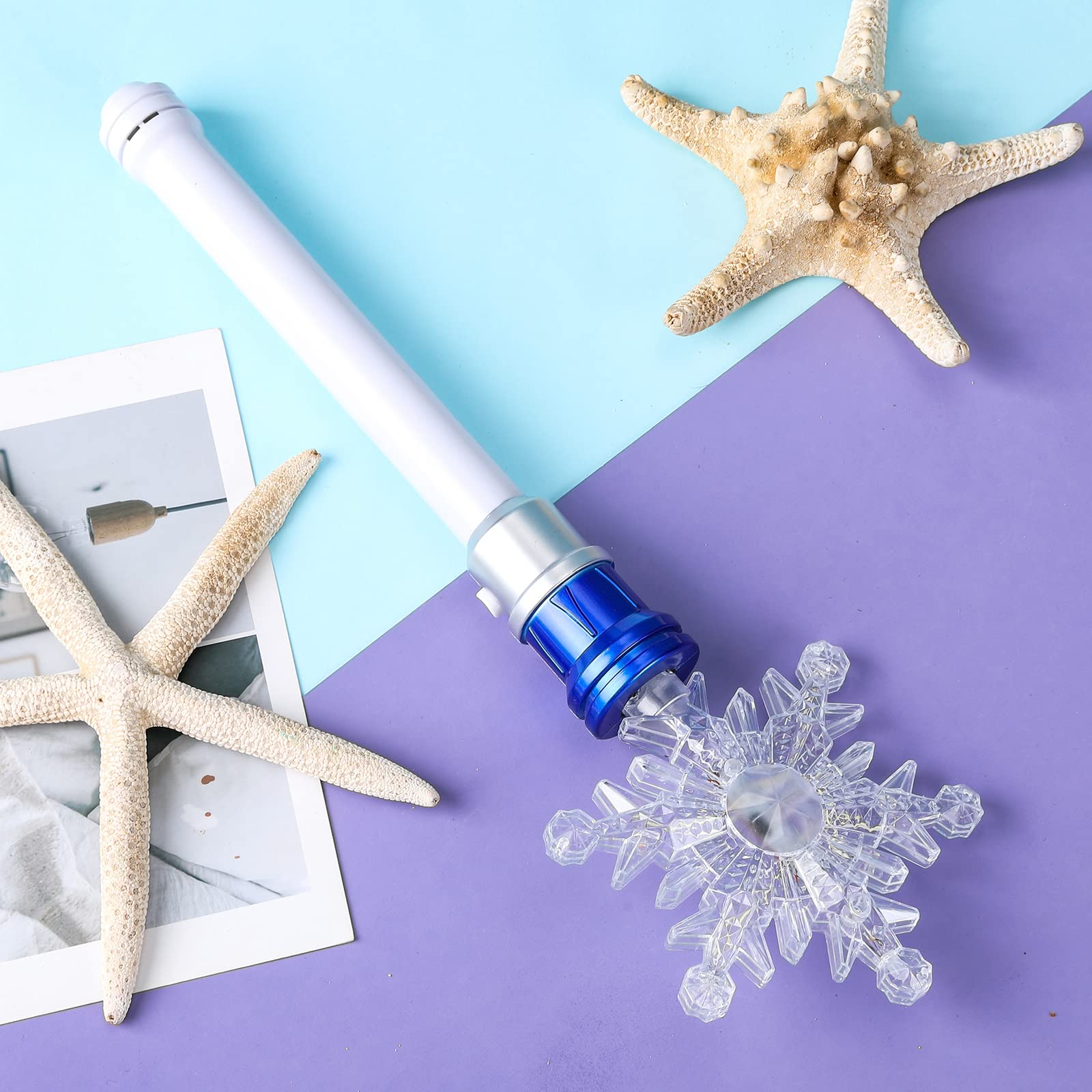 Fleeting Time Christmas birthday gift wand serves as a festive costume accessory.
