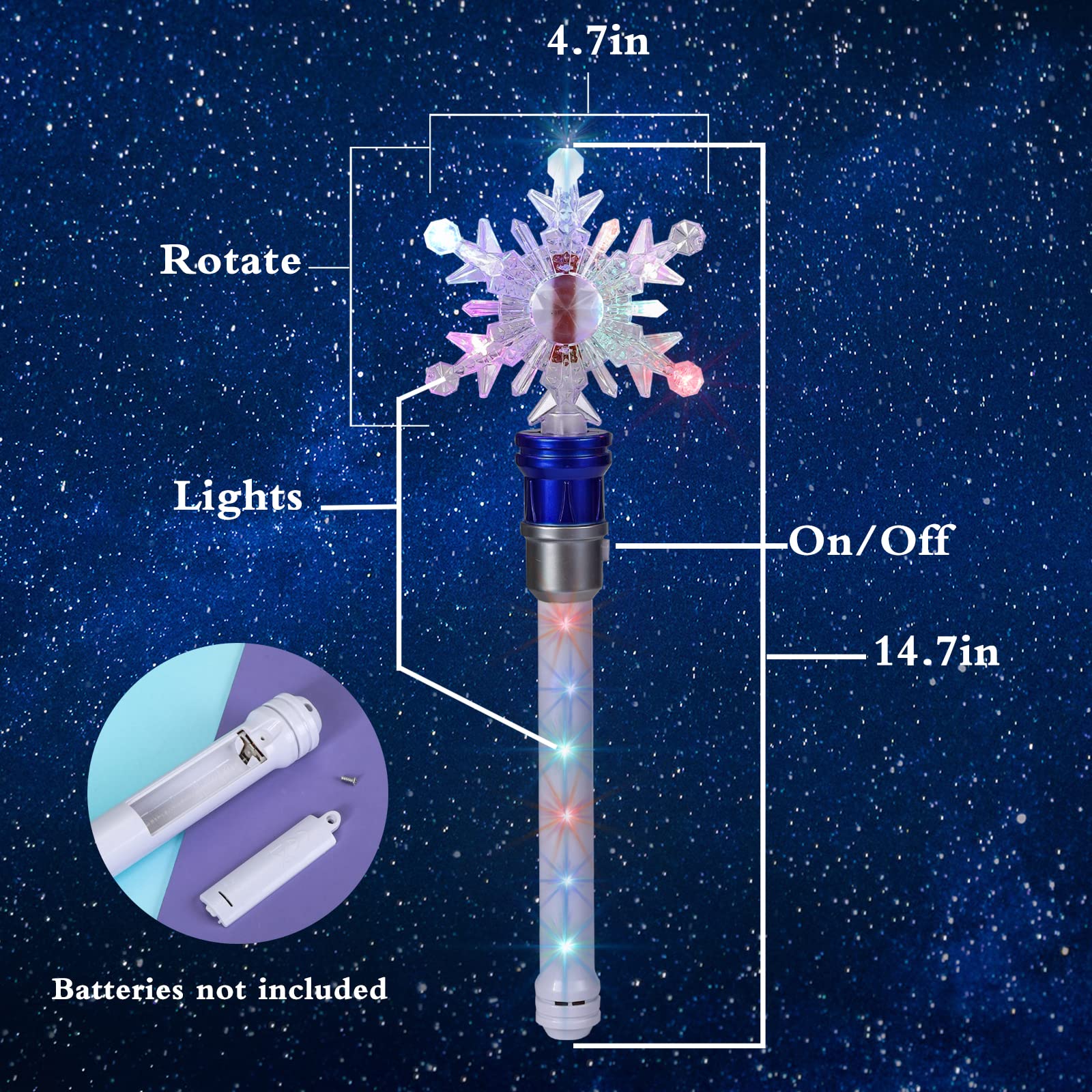 Fleeting Time imagination-stimulation wand encourages magical pretend play and storytelling.