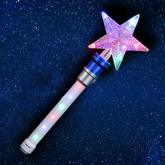 Fleeting Time light up snowflake wand with glowing snowflake for magical play