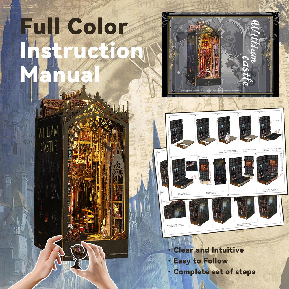 Flever booknook on shelf displays a captivating focal point.
