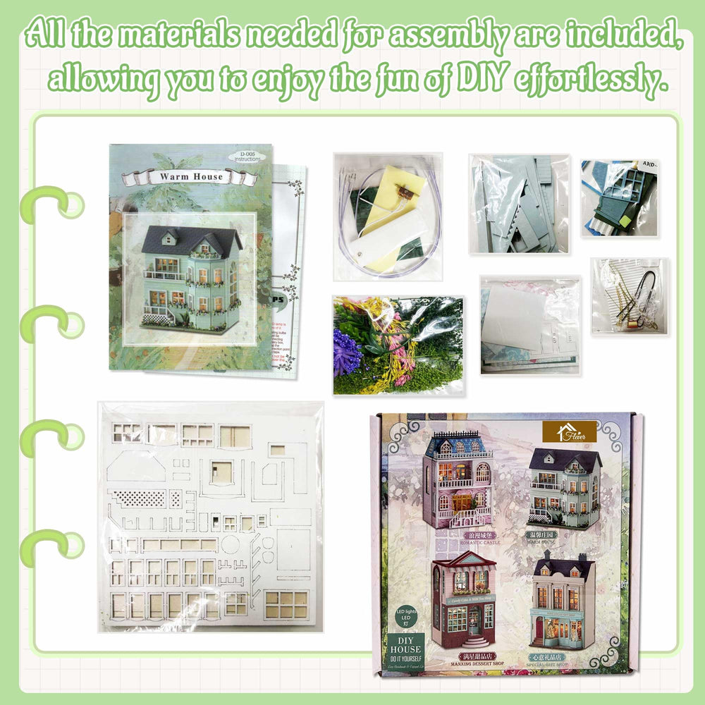 Flever assembly tools included for precise mini crafting