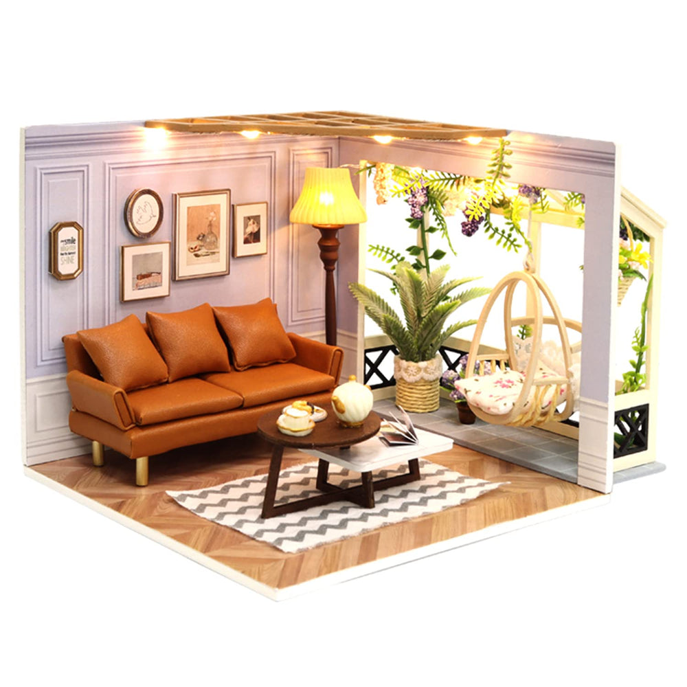 Flever DIY miniature house kit assembly parts ready for creative building