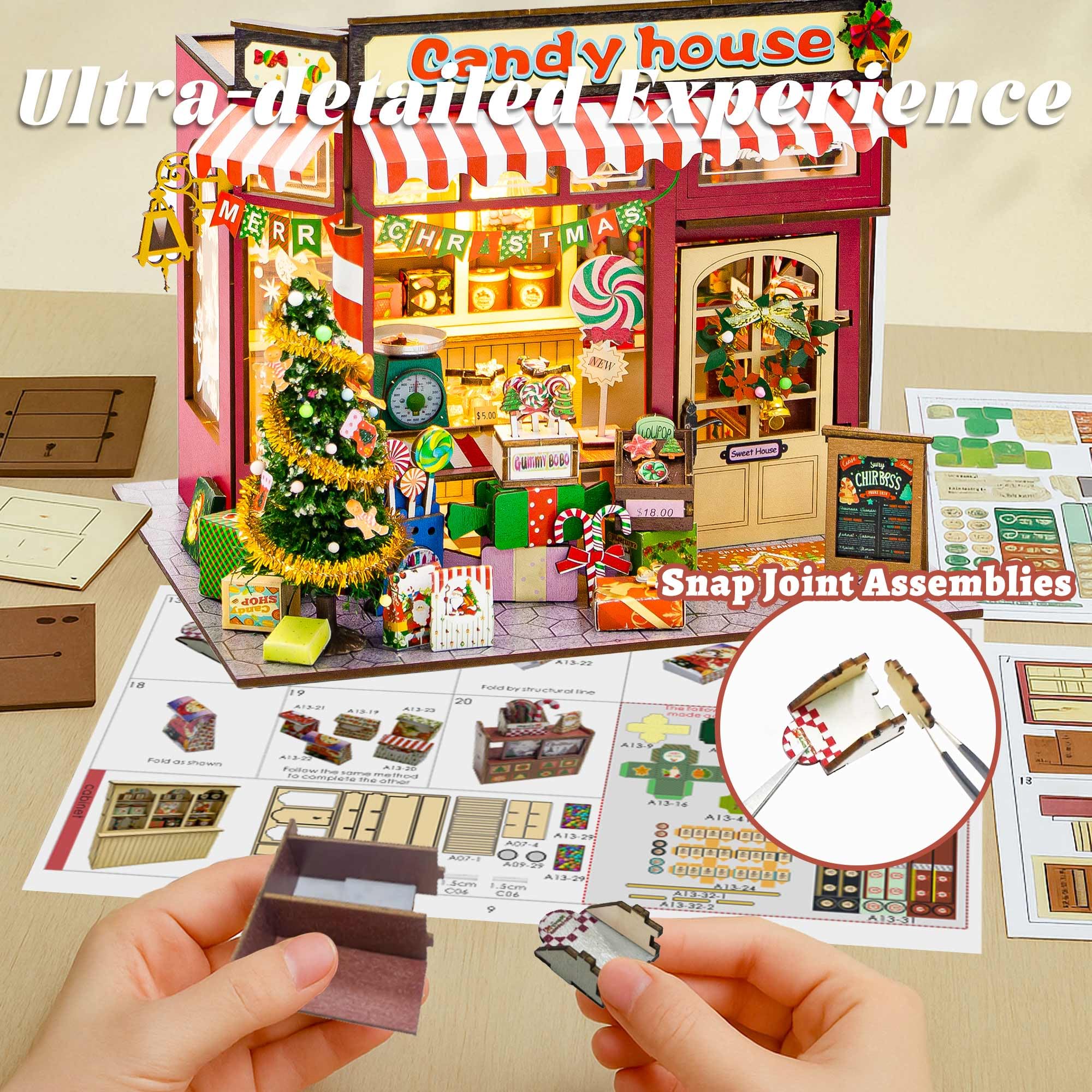 Flever DIY miniature house with family bonding during the build