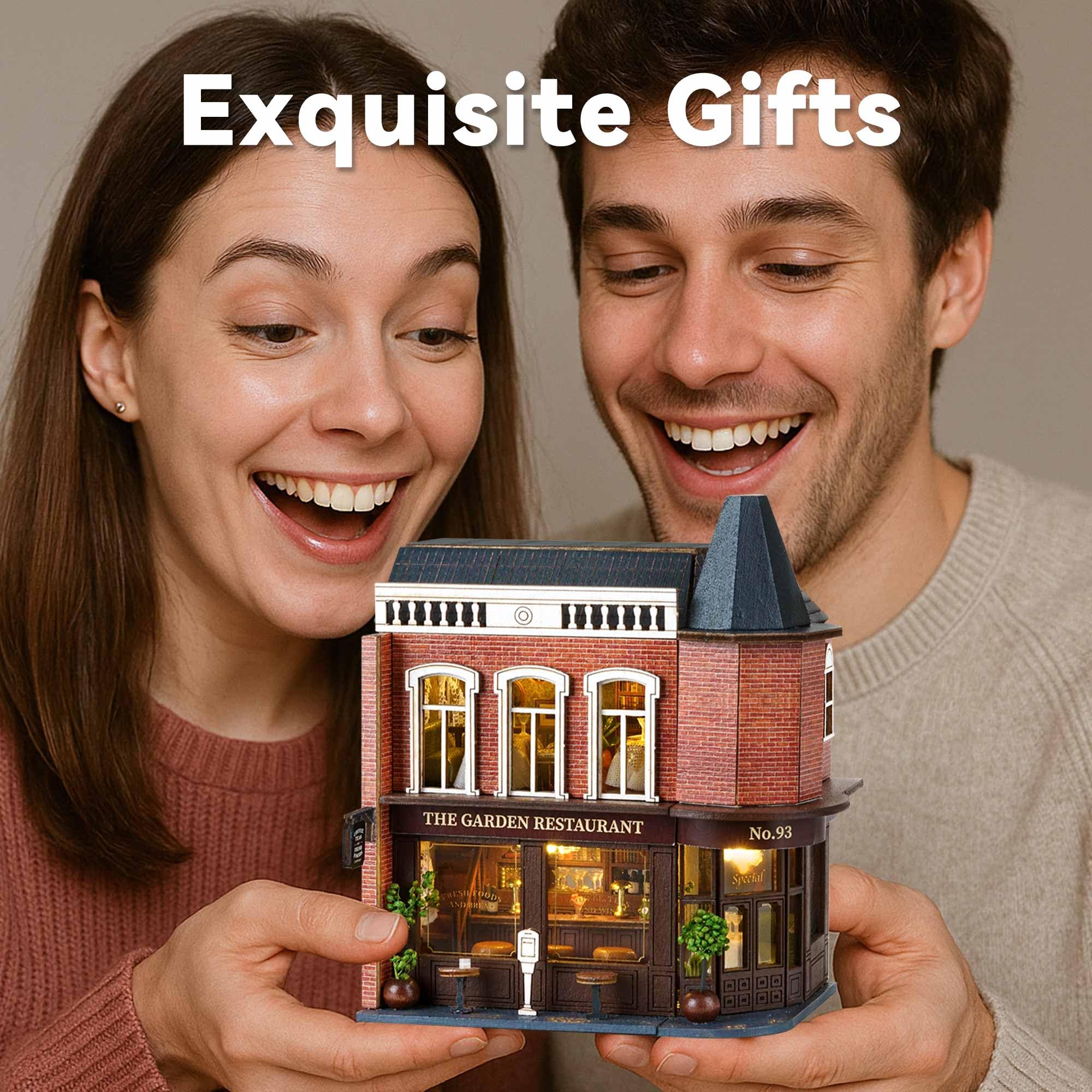 Flever dollhouse assembly video link helps first-time builders.