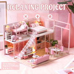Flever dollhouse dust-cover-plexiglass protects your miniature from dust