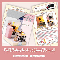 Flever English manual and QR video guide for assembly