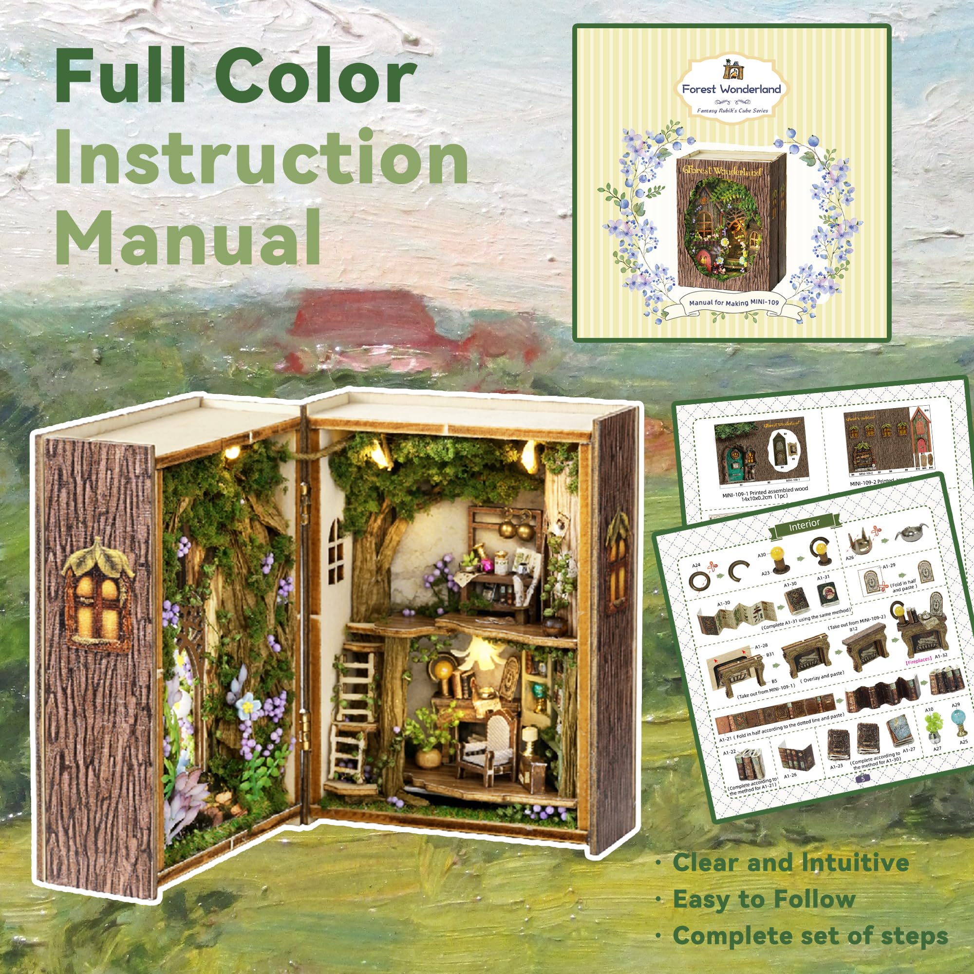 Flever Forest Wonderland assembly video guide helps you follow steps